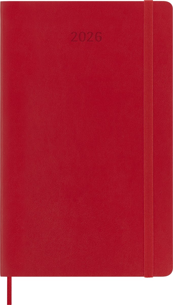 Moleskine 2026 Kalender | S | Vecka | L | Röd