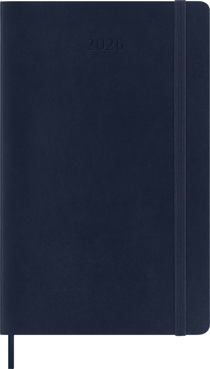 Moleskine 2026 Kalender | S | Vecka | L | Blå