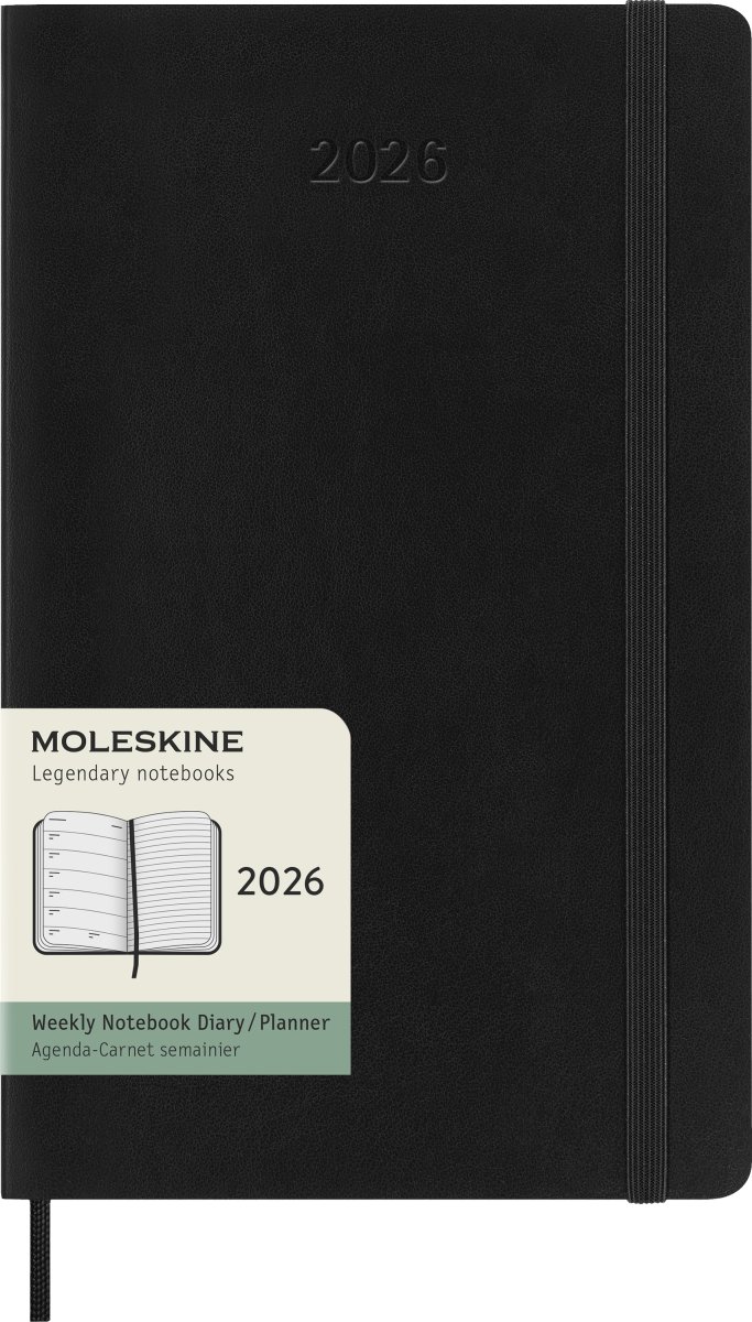 Moleskine 2026 Kalender | S | Vecka | L | Svart