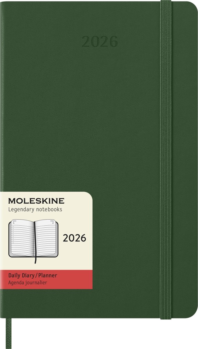 Moleskine 2026 Kalender | H | Dag | L | Grön
