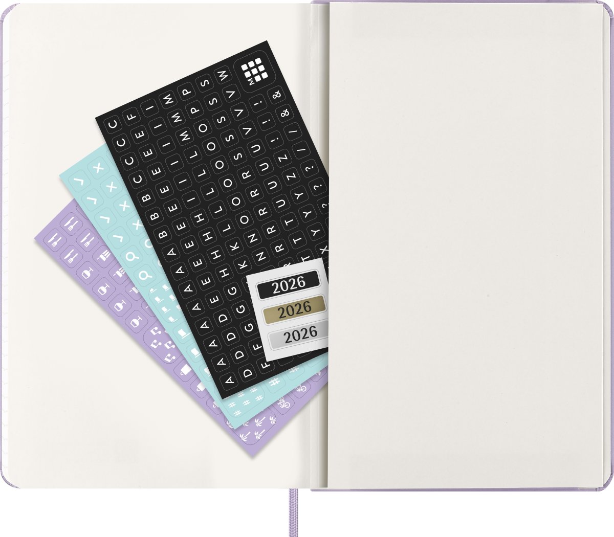 Moleskine 2026 Kalender | H | Dag | L | Lila