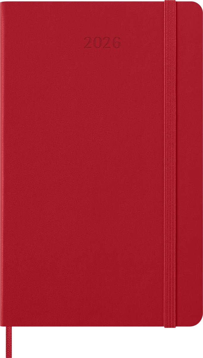 Moleskine 2026 Kalender | H | Dag | L | Röd