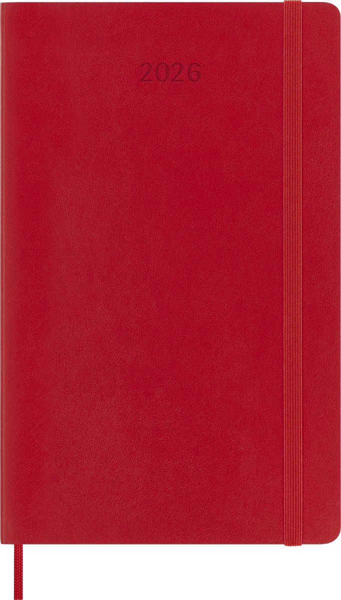 Moleskine 2026 Kalender | S | Dag | L | Röd