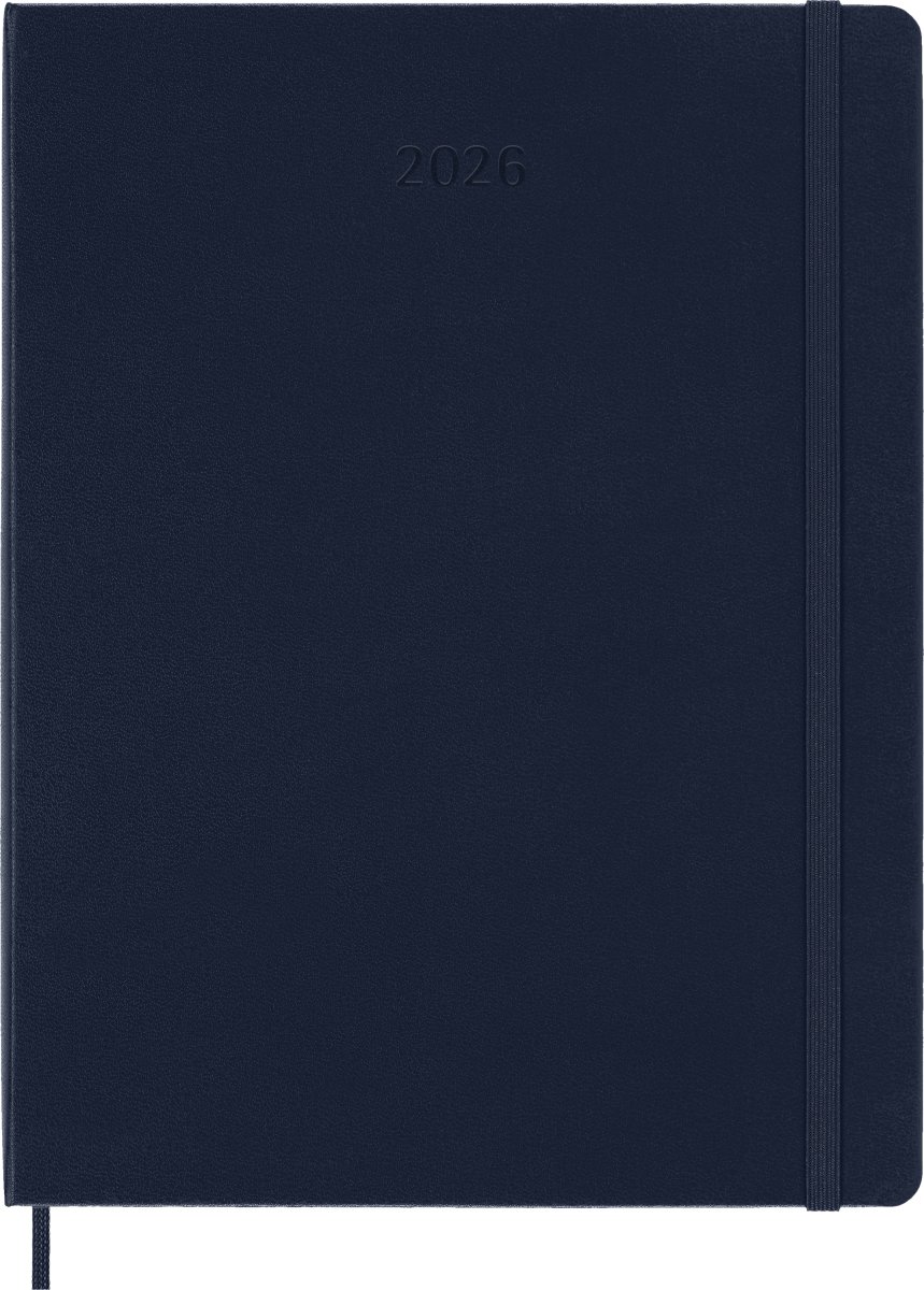 Moleskine 2026 Kalender | H | Vecka | XL | Blå