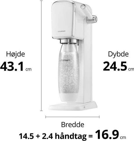Sodastream ART - kolsyremaskin, vit
