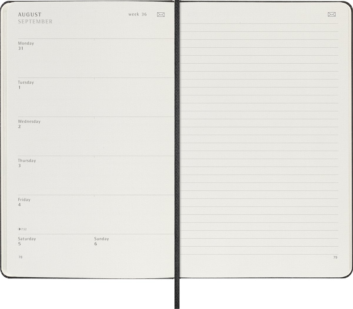 Moleskine 2026 Kalender | Digital | Vecka | L