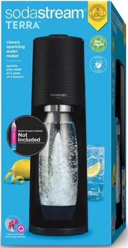 Sodastream Terra Black - kolsyremaskin, svart