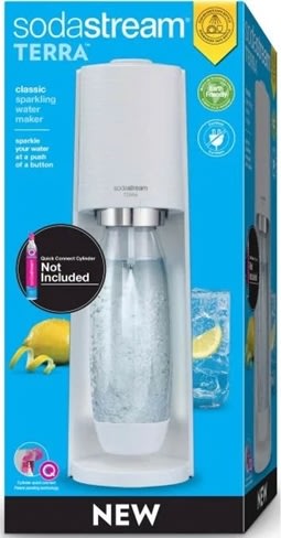 Sodastream Terra White - kolsyremaskin, vit