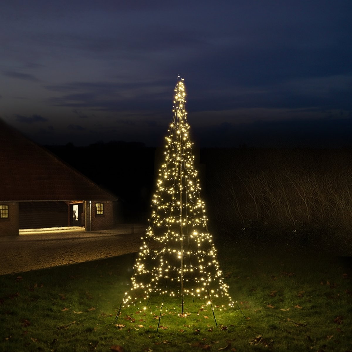 Starlight ljusslinga med stång, 4 m, 640 LED
