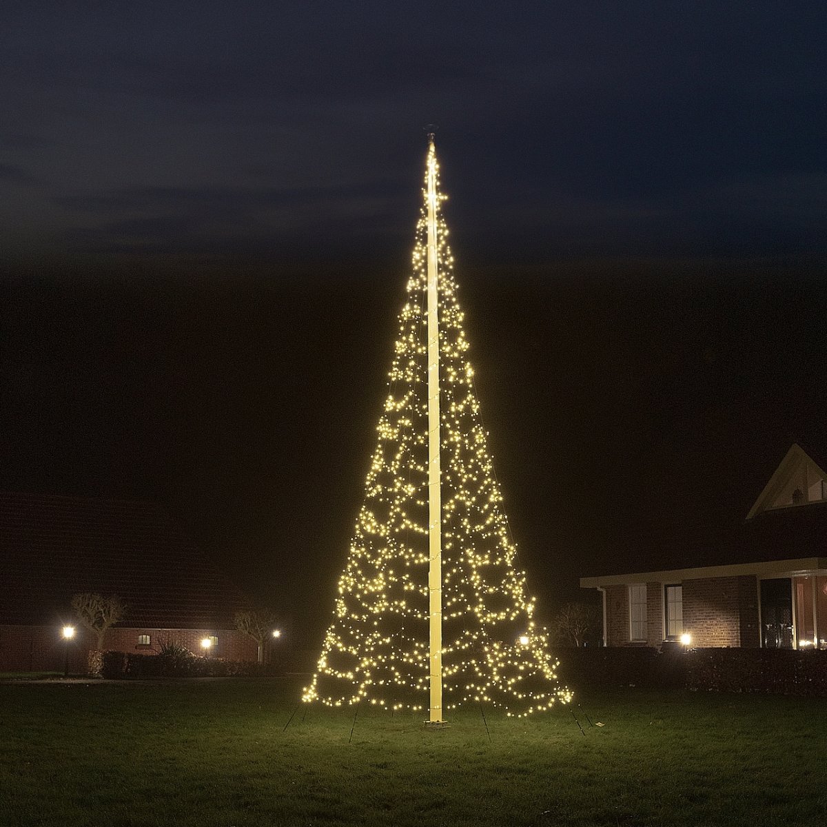 Starlight ljusslinga, flaggstång, 6 m, 2000 LED