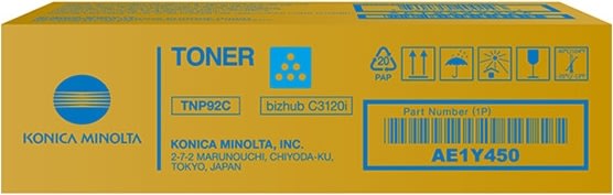Konica Minolta TNP92C Toner bizhub C3120i, cyan