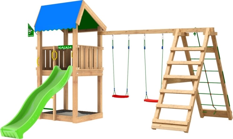 Jungle Gym Home 2.1 lektorn, klättring+rutschkana