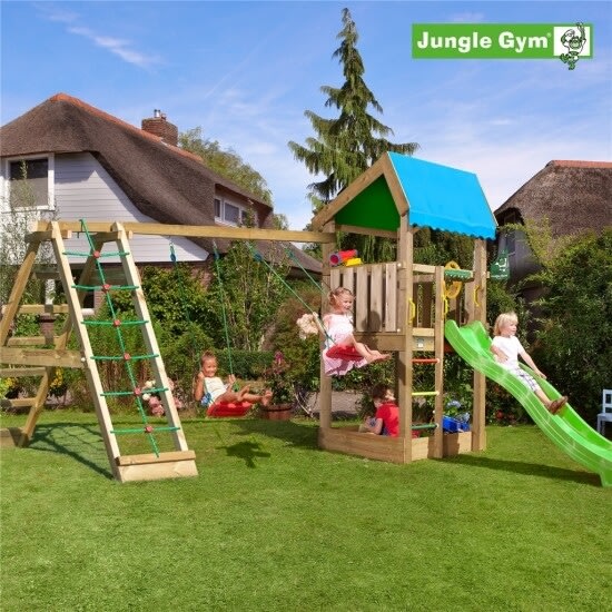 Jungle Gym Home 2.1 lektorn, klättring+rutschkana