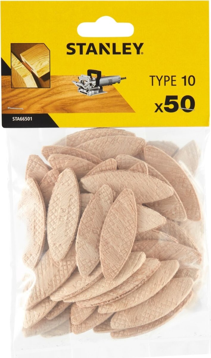 Stanley Träplugg/kex, strl. 10, 50 st.