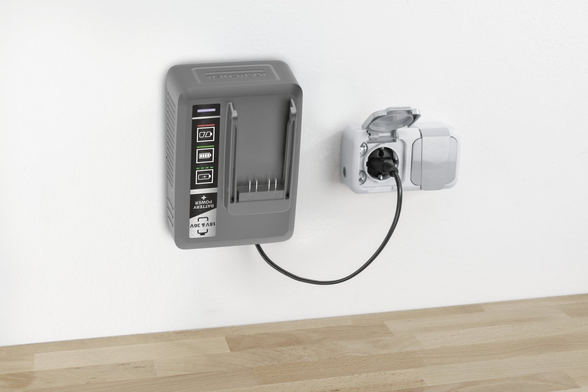 Kärcher Power+ Snabbladdare | 18 + 36V