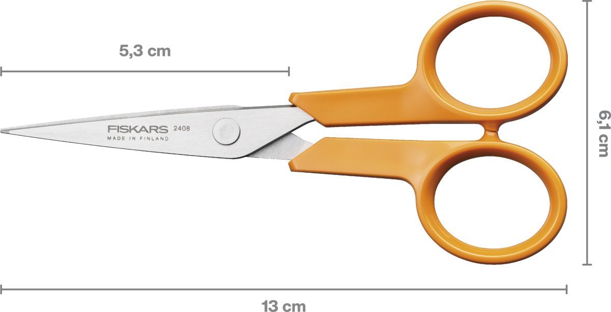 Fiskars klassisk sysax, 13 cm