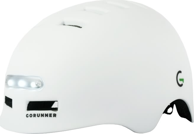 GoRunner Cykelhjälm, Strl. L - 58-61 cm, vit