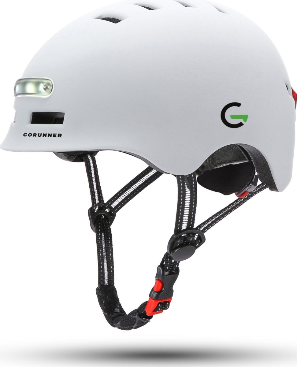 GoRunner Cykelhjälm, Str. M - 55-58 cm, vit