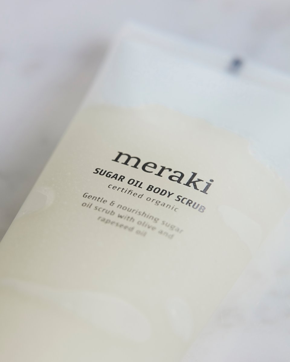 Meraki Socker olja kroppsskrubb