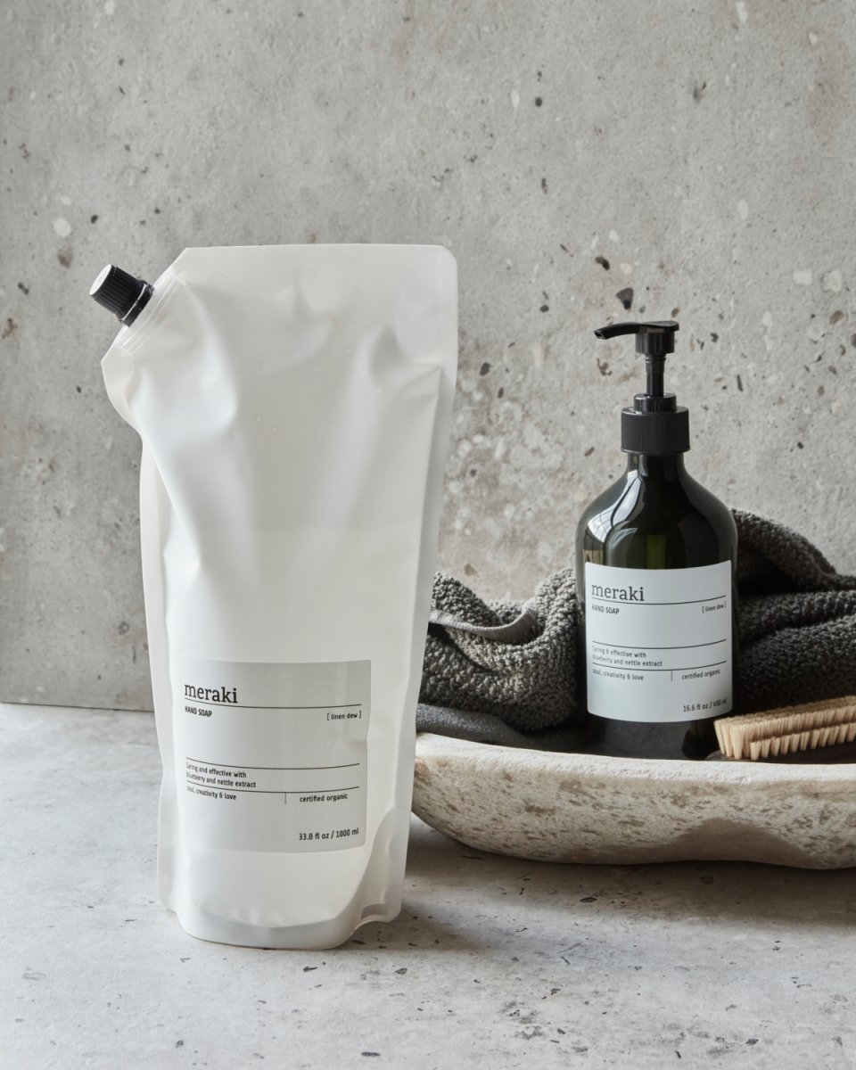 Meraki Handtvål Refill 1L, linen dew