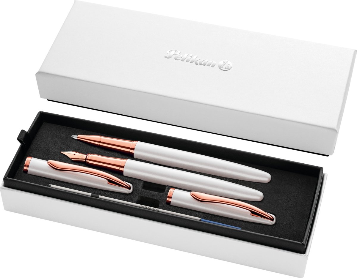Pelikan Jazz N. Elegance Set, Reservoar/Rol, pearl