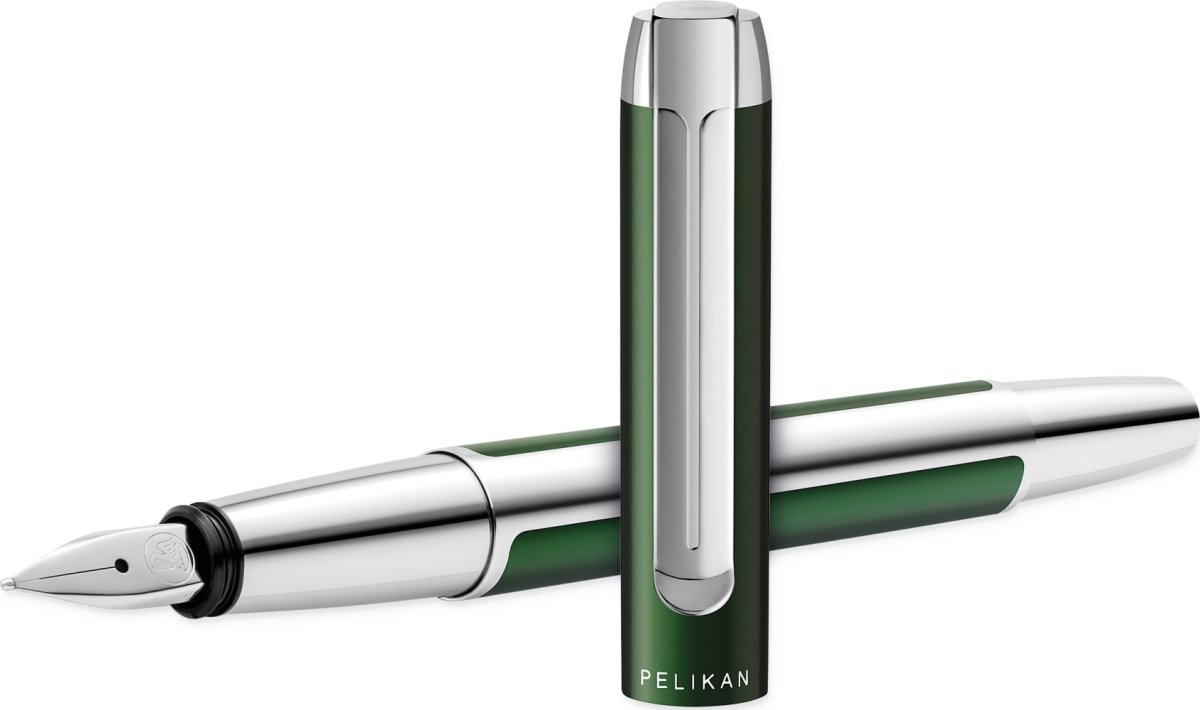 Pelikan Pura Reservoarpenna, EF, deep green