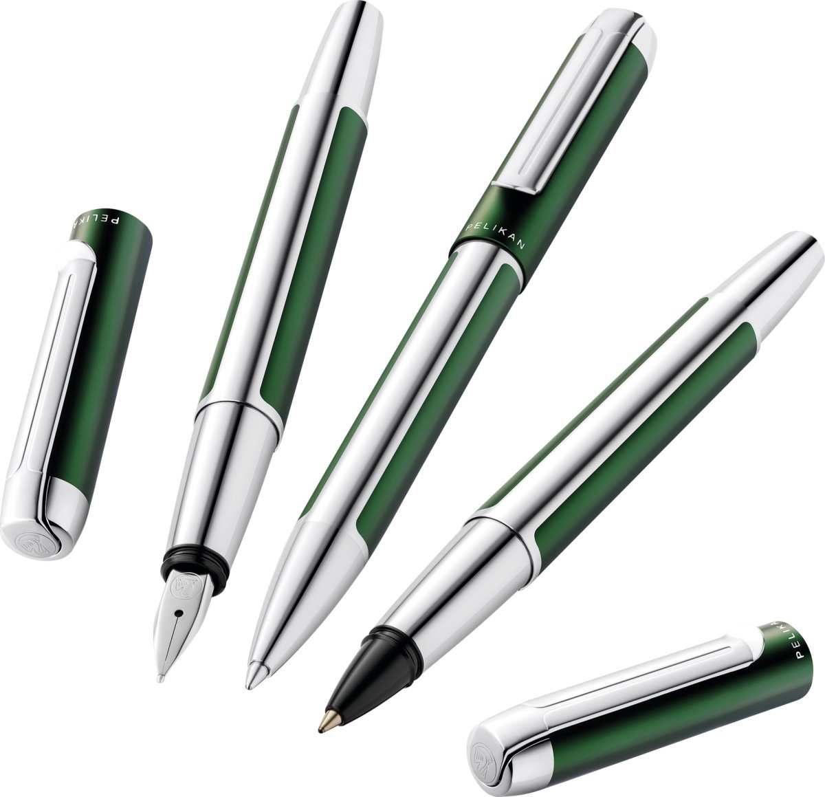 Pelikan Pura Reservoarpenna, EF, deep green