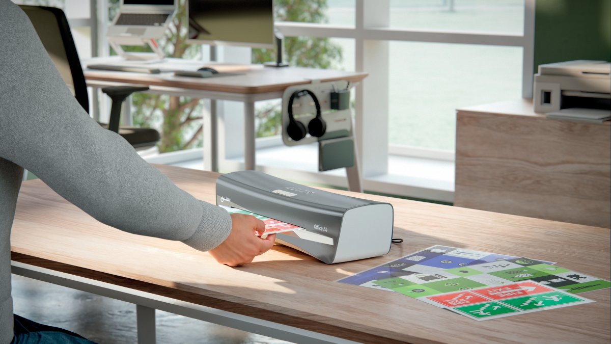 Lamineringsmaskin Leitz iLAM Office A4 Vit/Grå