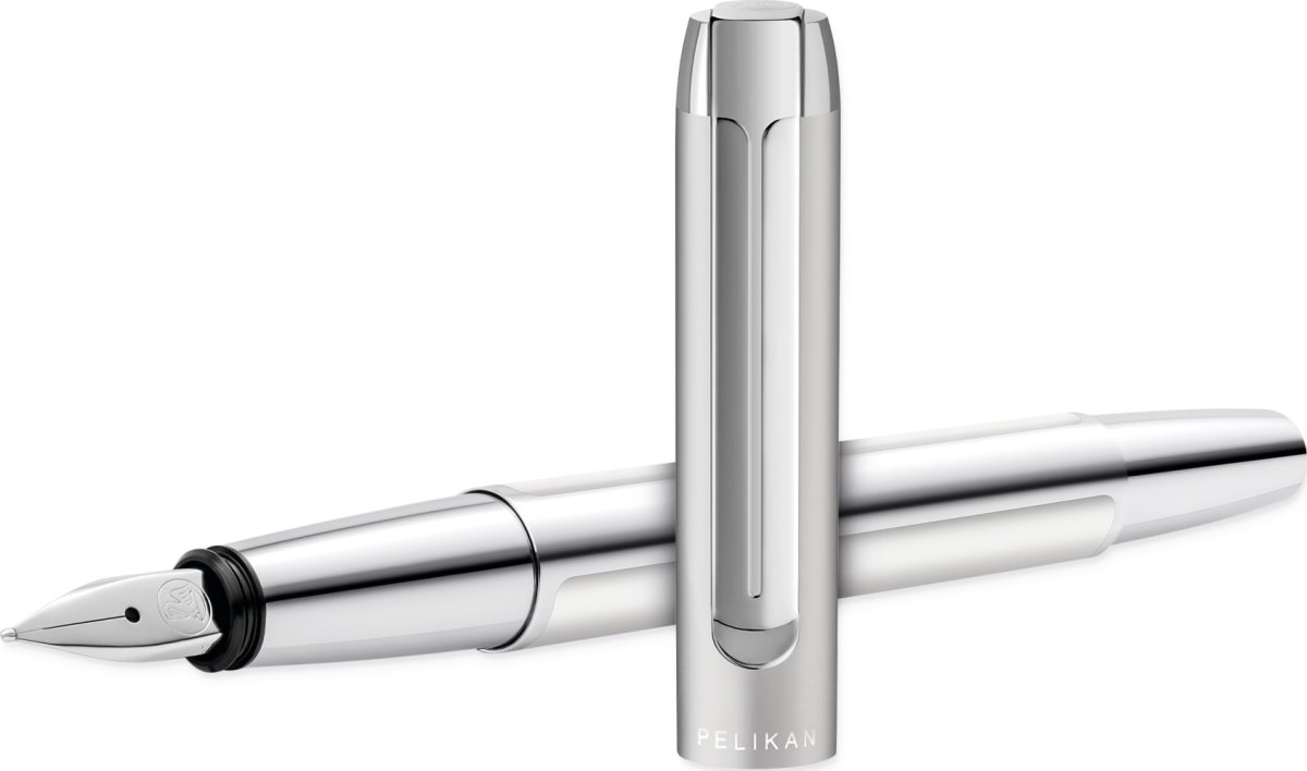 Pelikan Pura Fyllfpenna, F, silver