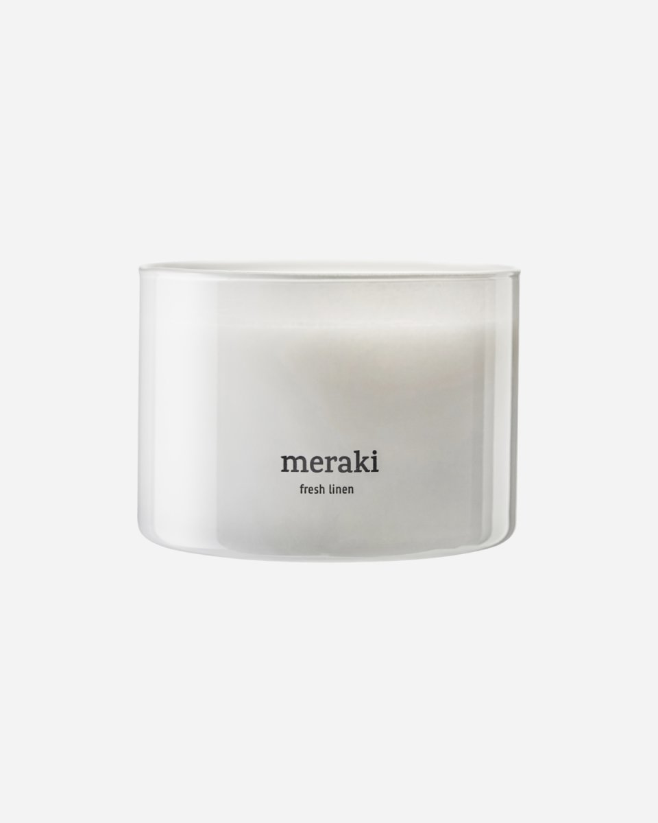 Meraki Doftljus, Fresh linen, stor