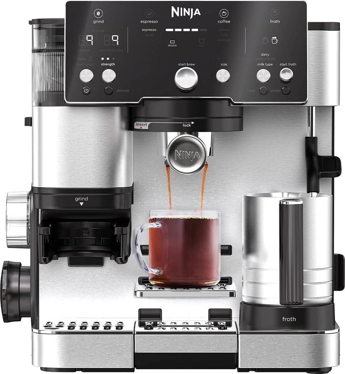 Ninja Luxe Cafe Essential espressomaskin, silver