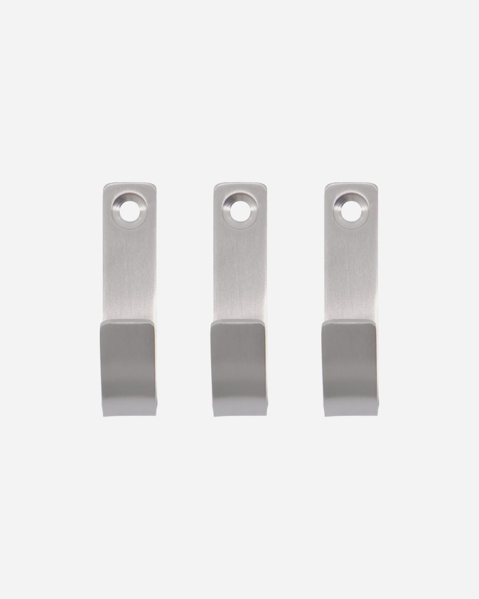 Meraki Krok, 3st, borstade silverfinish