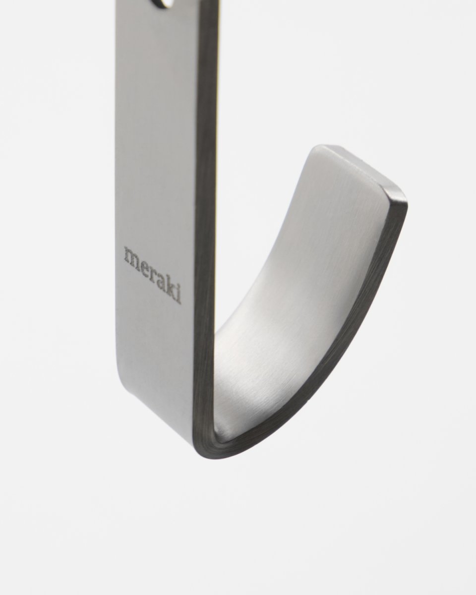 Meraki Krok, 3st, borstade silverfinish