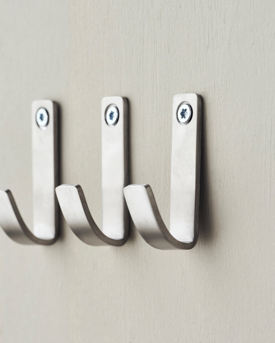 Meraki Krok, 3st, borstade silverfinish