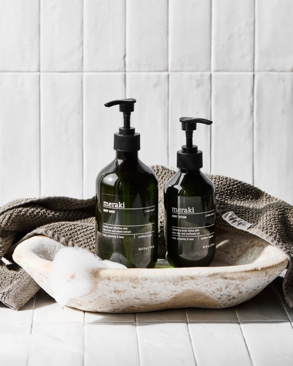 Meraki Bodywash, Cotton Haze, 490 ml