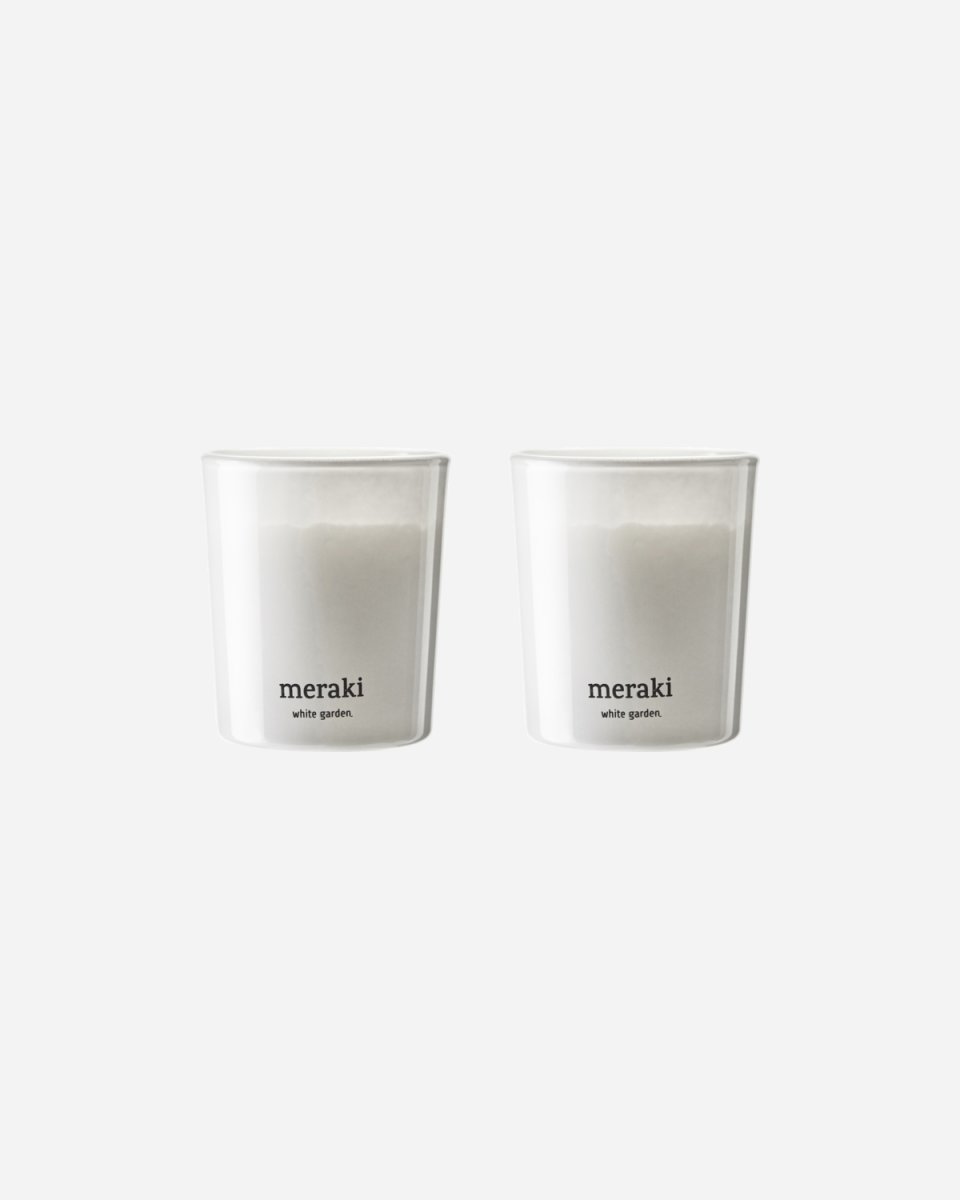 Meraki Doftljus, White garden, 2st