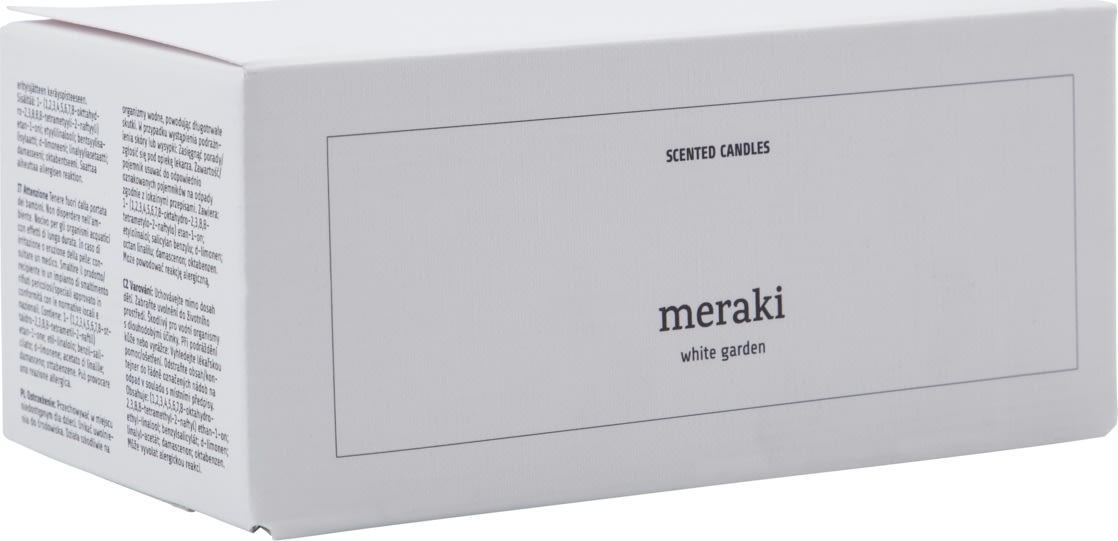Meraki Doftljus, White garden, 2st