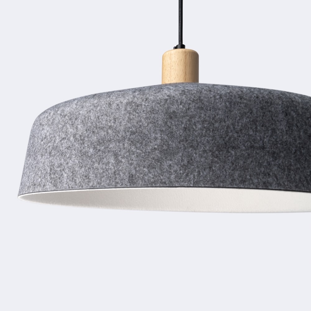 Felta Pendel filtlampa, grå