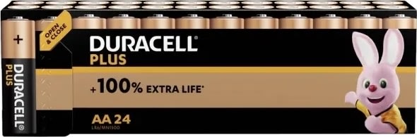 Duracell Plus Power AA-batteri, 24 st