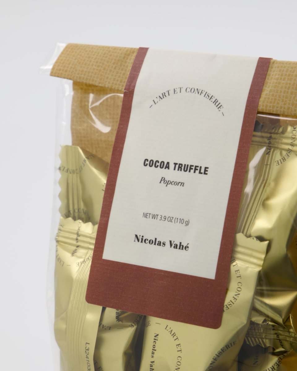 Nicolas Vahé Kakaotryffel, Popcorn, 110 g