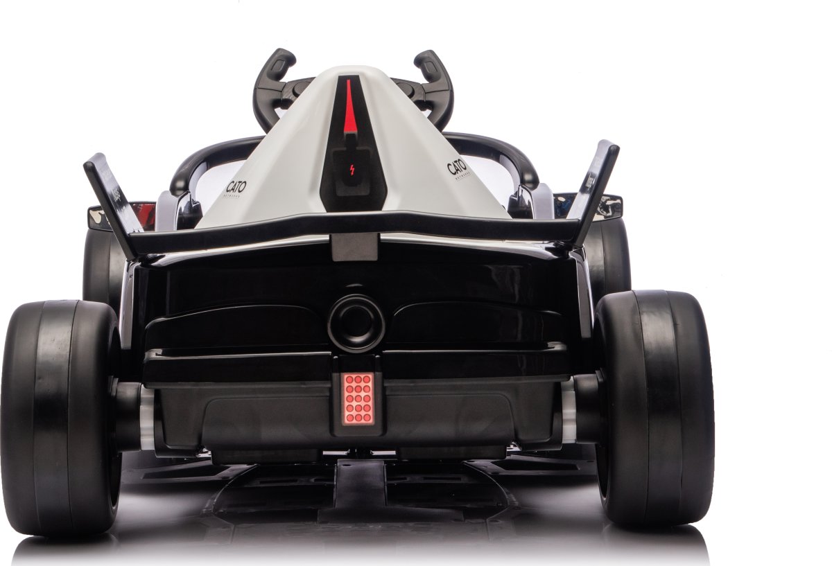 Elbil Porsche Formula E barnbil, 2x12V, svart