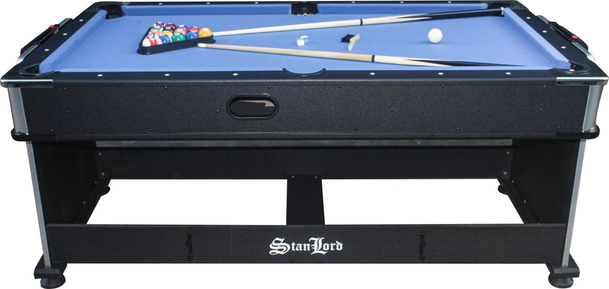 Stanlord 3-i-1 bord, Lucca 6 fot, svart