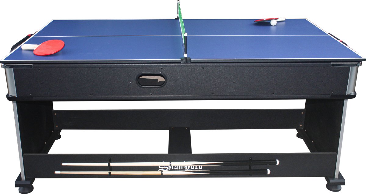 Stanlord 3-i-1 bord, Lucca 6 fot, svart