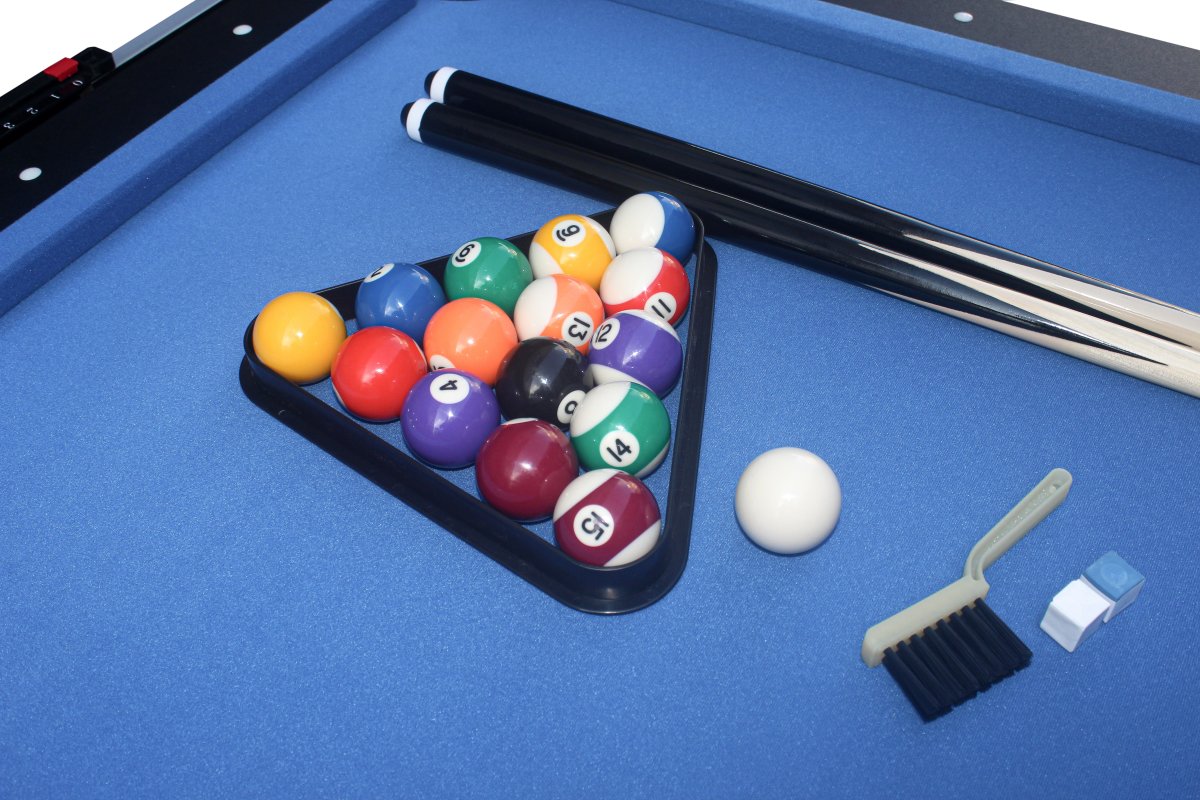 Stanlord 3-i-1 bord, Lucca 6 fot, svart