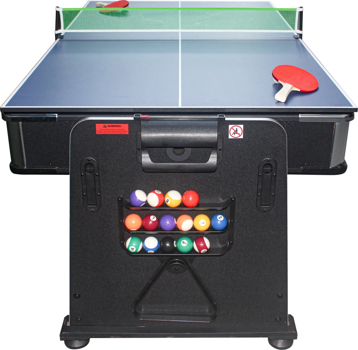 Stanlord 3-i-1 bord, Lucca 6 fot, svart