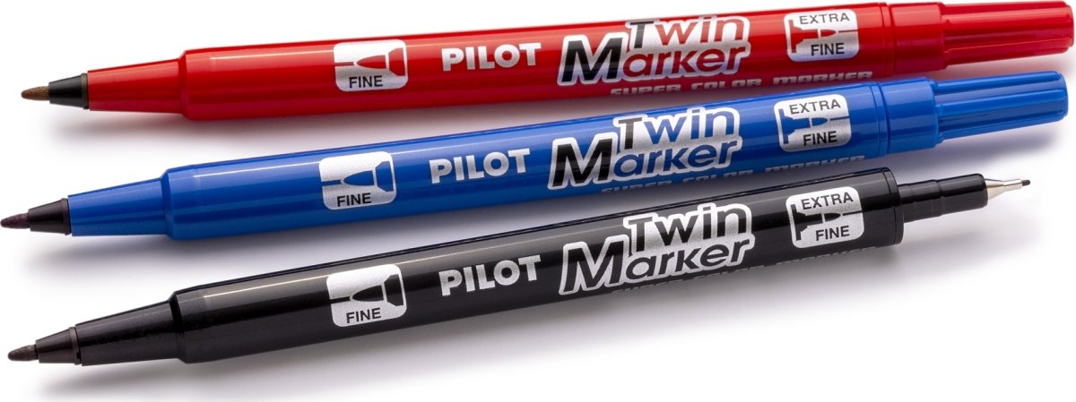 Pilot Twin Marker BG, svart
