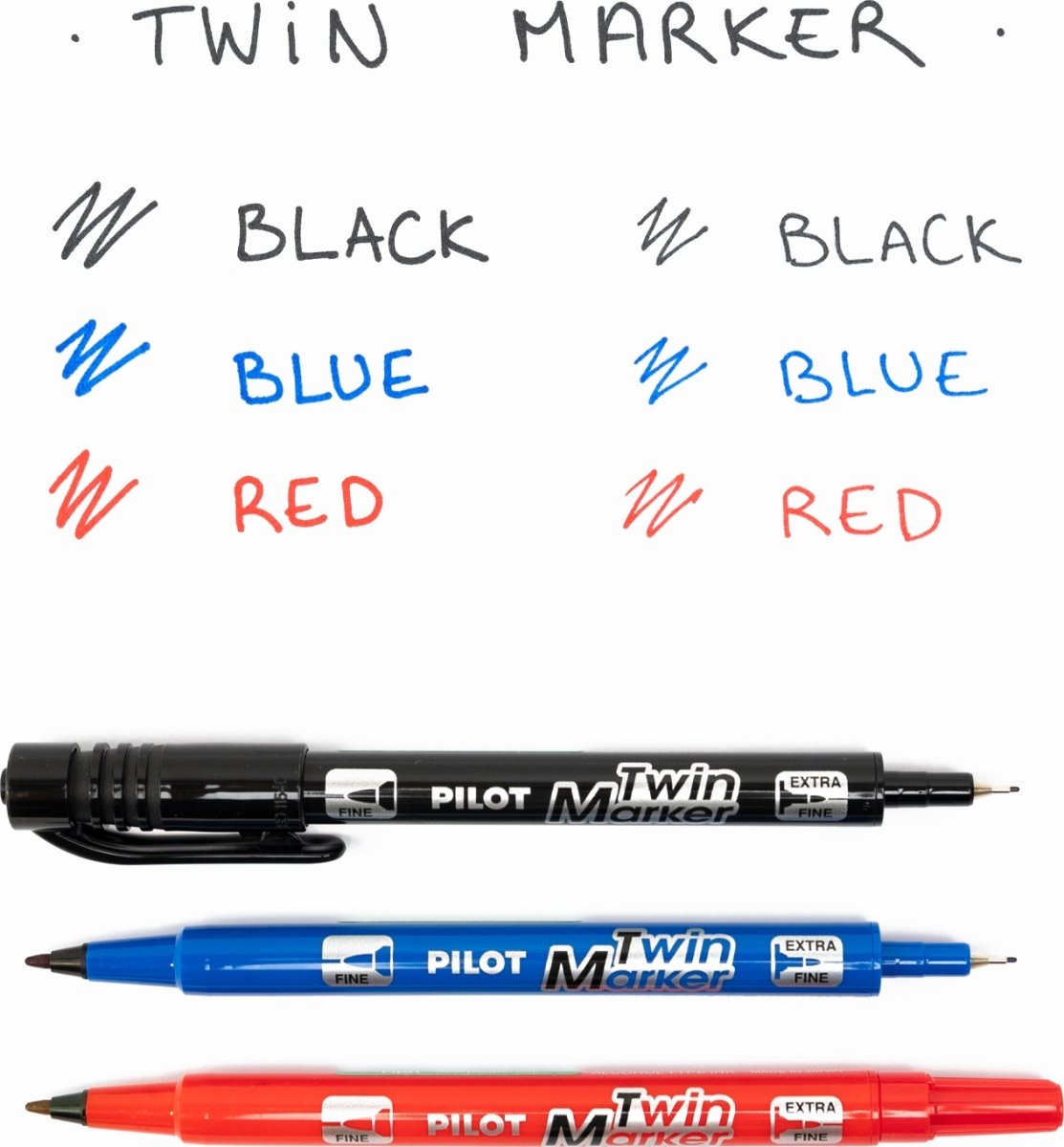 Pilot Twin Marker BG, svart