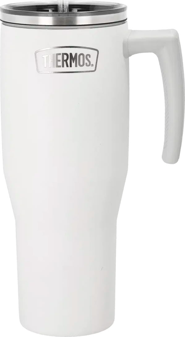 Thermos Termosmugg med handtag, 1,1 L, matt vit