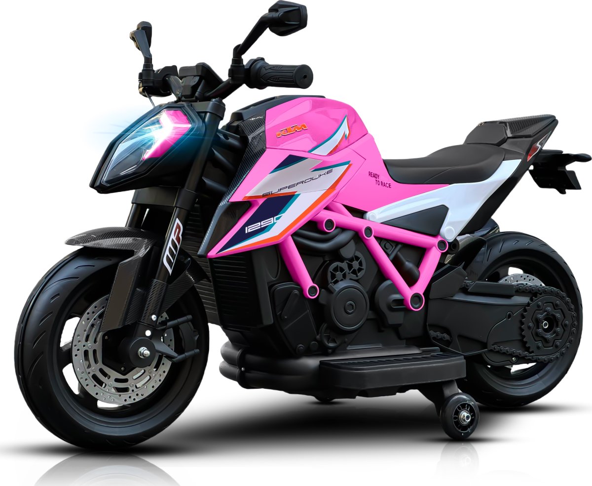 Elbil KTM X12 motorcykel för barn, 2x12V, rosa