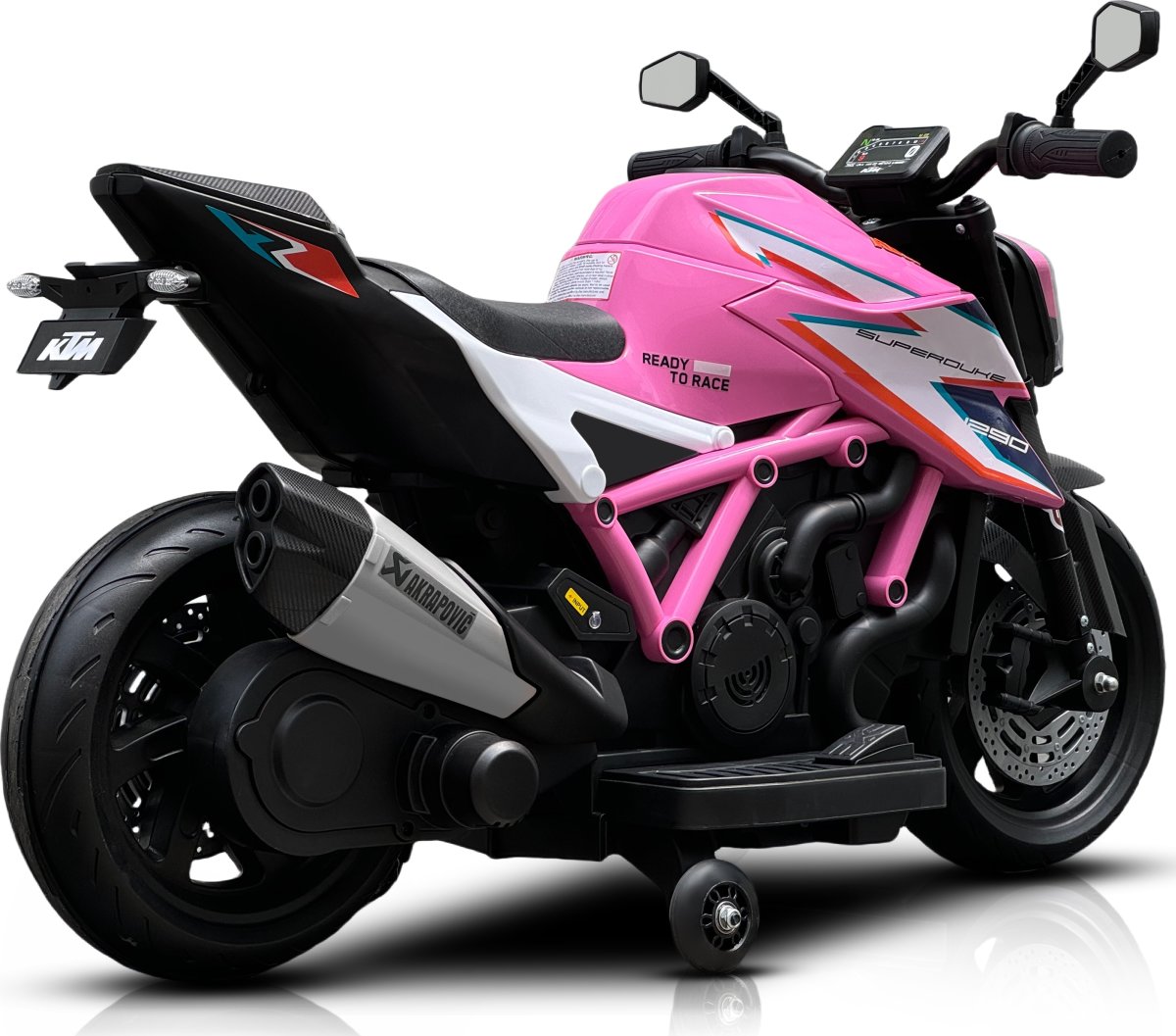 Elbil KTM X12 motorcykel för barn, 2x12V, rosa